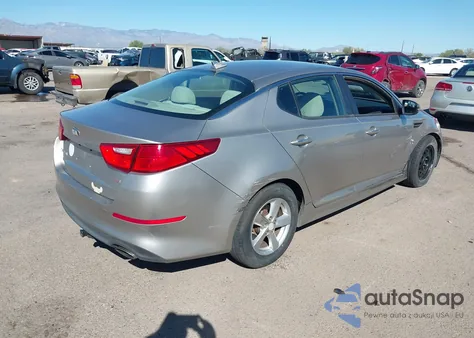 2014 Kia Optima Lx z USA, uszkodzony, nr VIN 5XXGM4A76EG344136